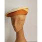 Vintage 60s Beret Hat Jean Barthet France Beige Brown