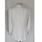 Vintage 90s Blazer White Linen L T Sport / Petite Small