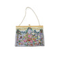 Vintage 50s Tapestry Bag Colorful Weave Baroque Rococo Pastoral