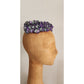 Vintage 60s Bes-Ben Hat Purple Crystal Circlet