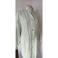 Vintage 80s Coat Pale Light Green Button Down by Triangle