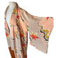 Vintage 1960s Traditional Japanese Silk Kimono Robe Floral Jacquard
