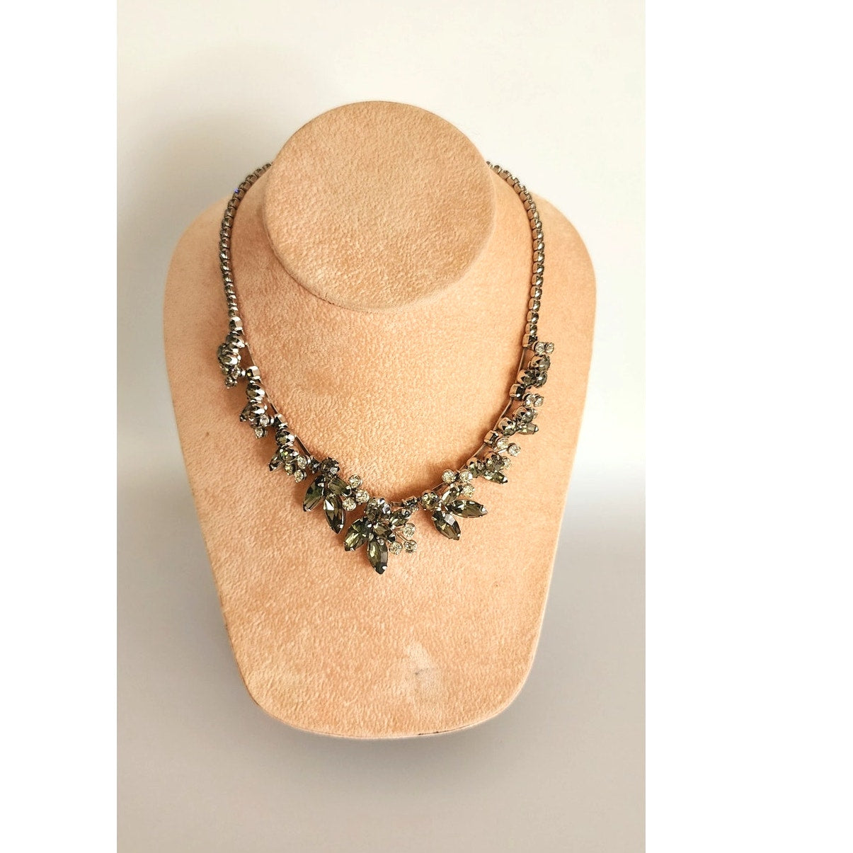 Vintage 50s WEISS Rhinestone Necklace Choker