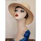 Vintage 1960s Mod Hat Cream Wool Soft Fedora Frank Olive
