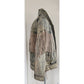 Vintage 80s Rock Creek Trading Co Acid Wash Denim Jacket PLUS SIZE Leather Fringe, Western Style