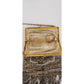 Edwardian Evening Bag Silver Gold Beading Fringe Dressy Purse