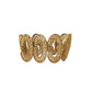 Vintage 60s Bracelet Crown Trifari Gold Linked Ovals