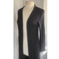 Eileen Fisher Black Wool Duster Long Cardigan / M