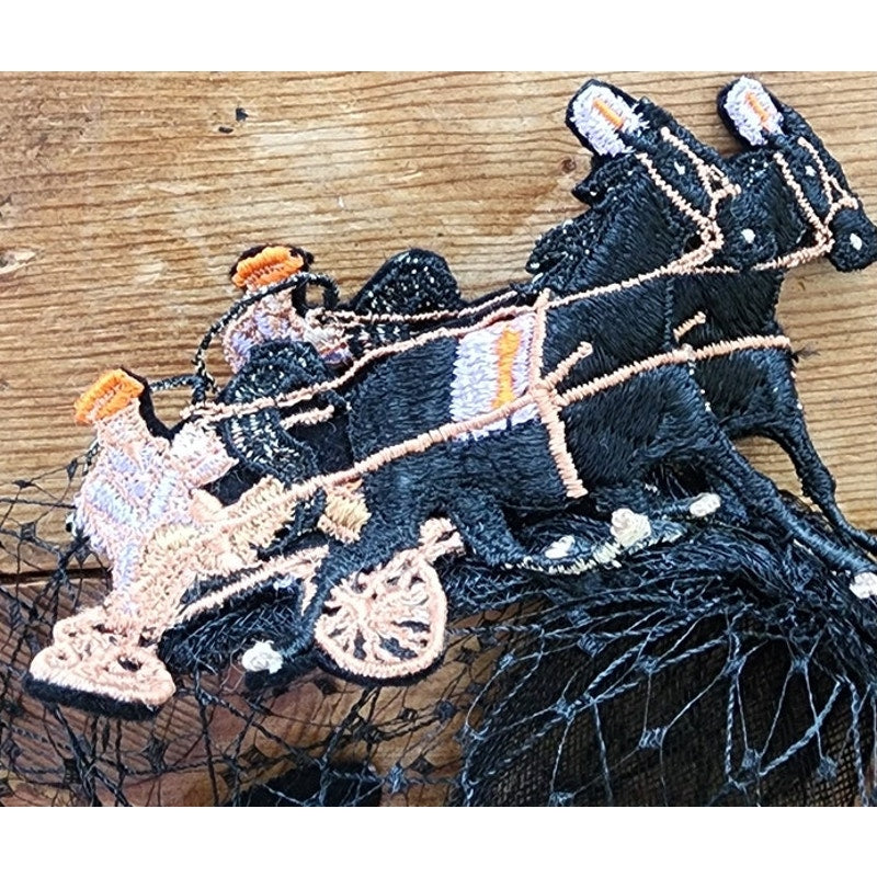 Vintage Bes-Ben Equestrian Hat Trotters Horses OOAK