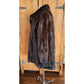 Vintage 70s Brown Mink Fur Jacket Black Suede Lacritz & Picus