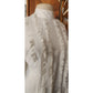 Vintage 70s White Lace Ruffled Front Shirt Long Sleeved Poet's Blouse / M