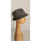 Vintage 60s Mens Fedora Gray Cashmere Houndstooth Dobbs Golden Coach