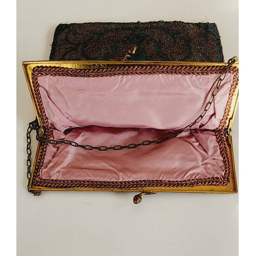 Edwardian Evening Bag Art Nouveau Microbeading