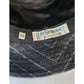 Vintage 90s Bucket Hat Yves Saint Laurent Gray Pinstriped Wool