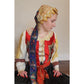 Antique Slovakian Folk Costume COMPLETE Kroj Piesteny Wedding Outfit Blouse Skirt Vest Cap Belt