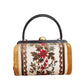 Vintage Tapestry Handbag Milch Floral Chenille Brocade Boho Purse