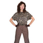 Vintage 1990s Sonia Rykiel Pants Brown Wool Tweed Flares Trousers Slacks Size 42
