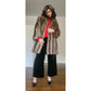 Vintage 70s Fur Coat Silver Tipped Raccoon Hip Length Revillon SATC