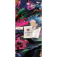 Vintage 1980s UNGARO Sac Dress Dark Floral Print Wool w/Sash Necktie / M