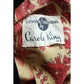 Vintage 50s Orange Paisley Print Midi Dress Carole King Junior Fashions / XS