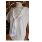 Vintage 80s LAURA ASHLEY Blouse Sailor Collar White Cotton Shirt Neo Edwardian