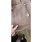 Vintage 1970s Shearling Coat Brown Suede Long Parka Double Breasted