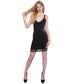 Vintage Y2K Bebe Black Bandage Dress Side Lattice Cutout Clubwear