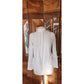 Vintage 70s Laura Ashley Blouse White Cotton Lace Crochet Neo Edwardian