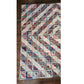 Antique Civil War Quilt Barn Raising Log Cabin Concentric Diamonds
