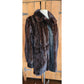 Vintage 70s Brown Mink Fur Jacket Black Suede Lacritz & Picus