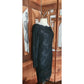 Vintage 1990s Calvin Klein Dress Black Lace Scalloped Boat Neck Long Sleeve Sz 8
