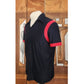 Vintage 1990s Prada Men Polo Shirt Linea Rossa Sport Red Tab Navy Blue Small