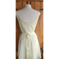 Vintage 50s Yellow Slip Dress 38 Nylon Lace Vanity Fair