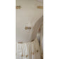 Vintage 1970s Boho Dress White Gold Brocade Embroidery Indian Style Chuck Howard