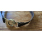 Vintage Gucci Y2K Belt GG Logo Chrome Buckle Tom Ford 2000s Era Brown Leather S