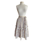 Vintage 70s Christian Dior Skirt Black Yellow White Stripe / S