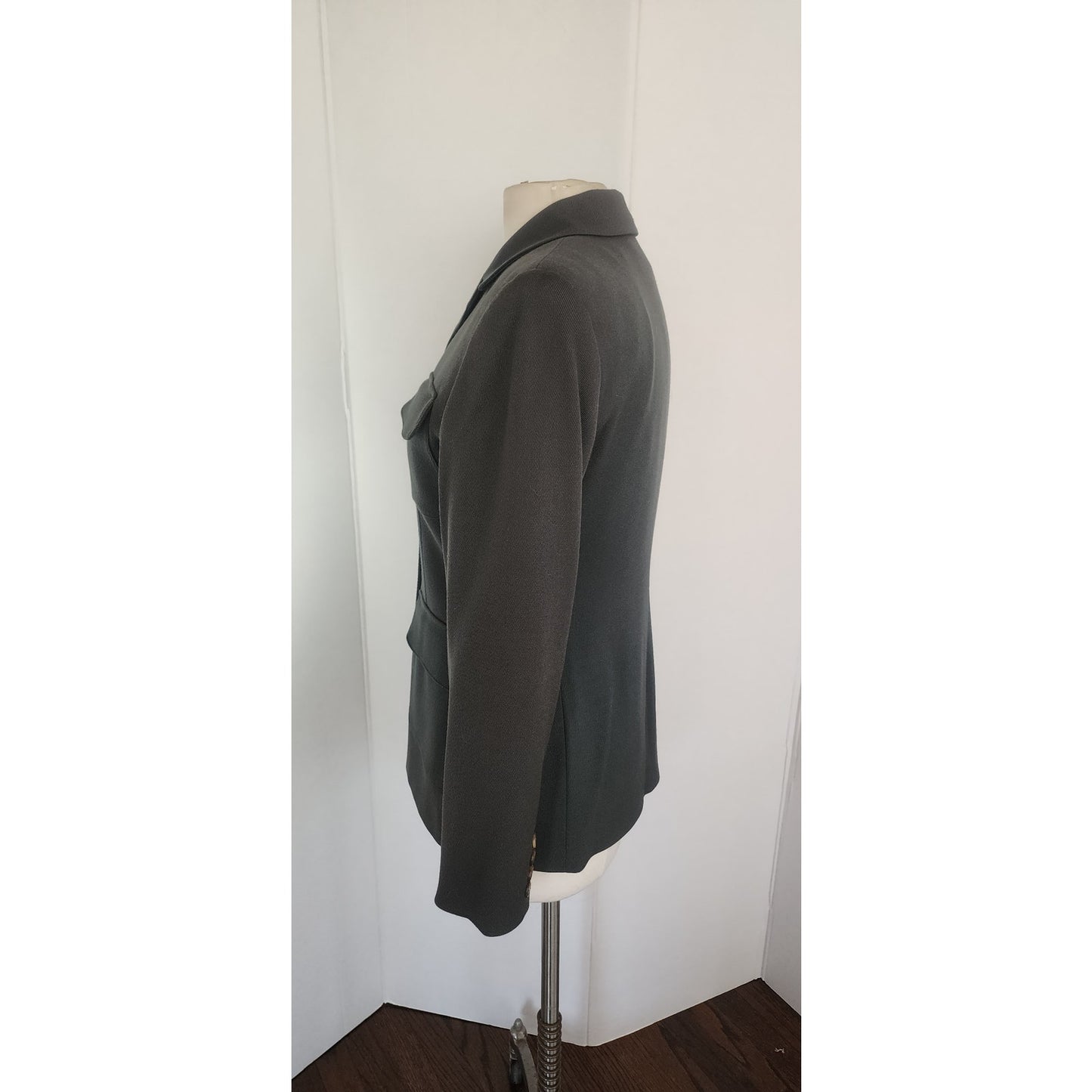 Vintage 90s Olive Green Blazer Evan Picone / S