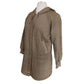 Vintage 1990s Sonia Rykiel Jacket Quilted Hooded Jacket Brown Beige Athleisure