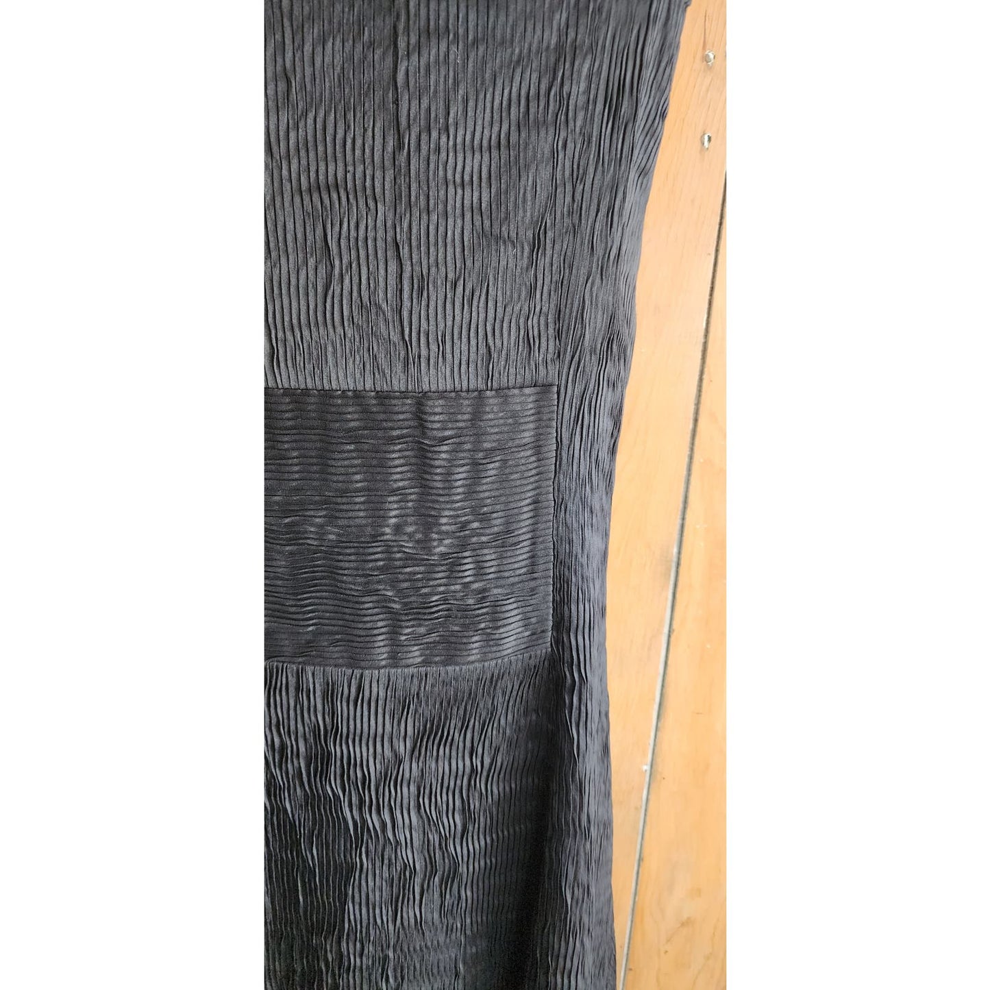 Vintage Y2K Anett Rostel Black Dress Micropleating