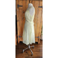Vintage 50s Yellow Slip Dress 38 Nylon Lace Vanity Fair