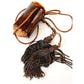 Vintage 20s Celluloid Vanity Purse Minaudiere Dance Bag Tassels