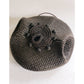 Vintage 1950s Miniature Hat Sculpted Avant Garde Mod Beanie Modernist Straw Junia Carson Pirie Scott Chicago