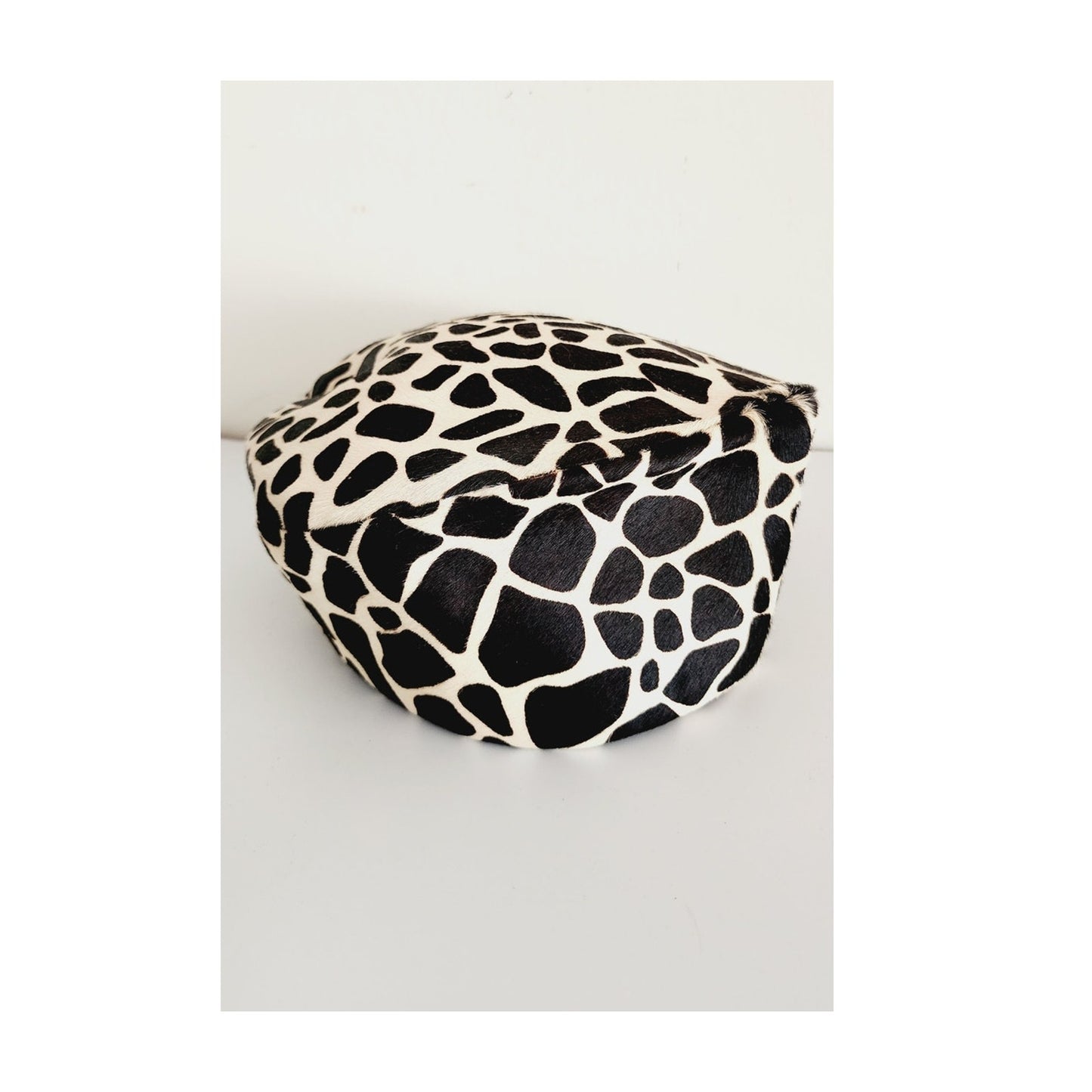 Vintage Leopard Print Hat Don Anderson Bonwit Teller 90s Does 60s Toque