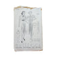 Vintage 30s Original Sewing Pattern: Belted Dress Frock w/Pleated Skirt Butterick 7242