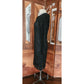 Vintage 1990s Calvin Klein Dress Black Lace Scalloped Boat Neck Long Sleeve Sz 8