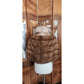 Vintage 50s Brown Mink Fur Shrug Wrap Old Hollywood Luxury Glam Wedding Stole Meizler's
