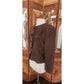 Vintage 1980s Herman Geist Blazer Embroidered Brown wool.