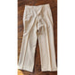 Vintage 30s Mens Pants Slacks Cream Wool 30x30