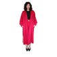 Vintage 80s Red Wool Coat Long w/Belt Ramosport Paris