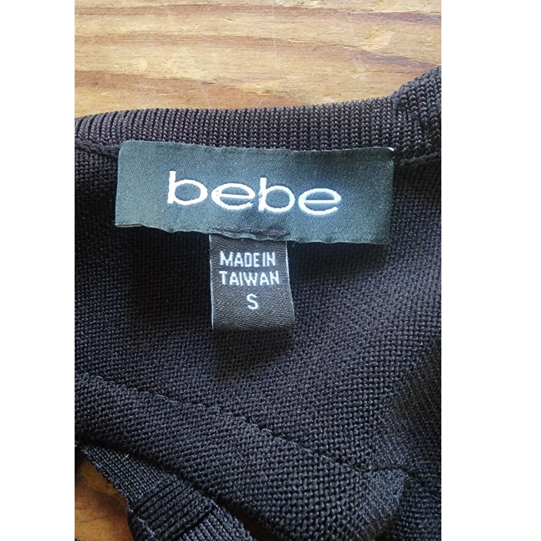 Vintage Y2K Bebe Black Bandage Dress Side Lattice Cutout Clubwear